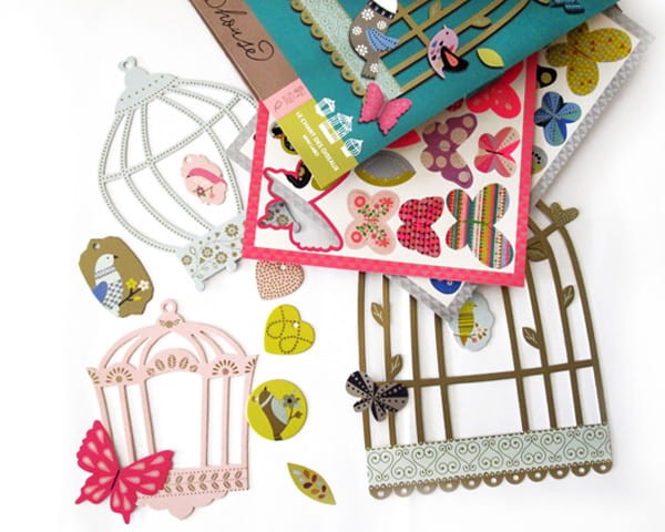 ZESTAW DEKORACYJNY PTASI DOMEK