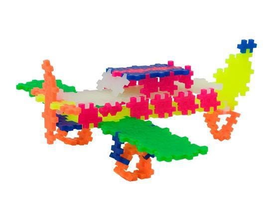 PLUS-PLUS neon klocki konstrukcyjne 170 el roboty