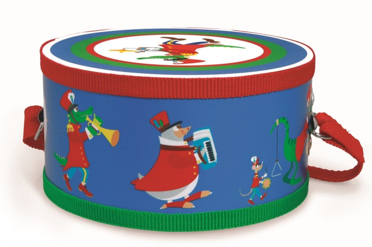 Drewniany bębenek Fanfare Scratch