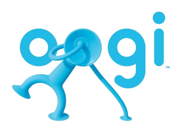 Oogi niebieski ludzik z przyssawkami - rozciągliwy - Moluk