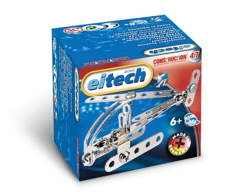 HELIKOPTER MINI metalowe klocki konstrukcyjne EITECH