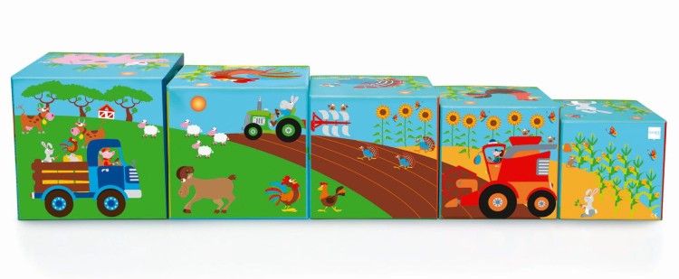 Piramida jumbo FARMA klocki SCRATCH