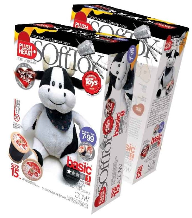  KRÓWKA pluszak do uszycia 15cm Elf Market seria Basic