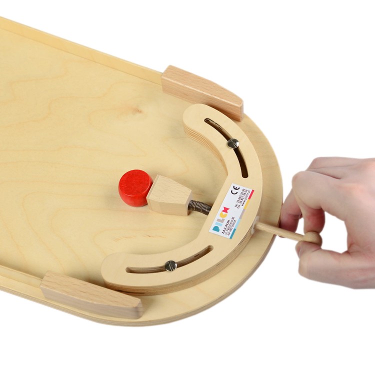  Curling gra stołowa drewniana PILCH