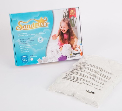 SANDMORE szorstki magiczny piasek kinetyczny 1,5 kg  HEAVIER
