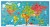 Puzzle MAPA ŚWIATA  150 el. SCRATCH