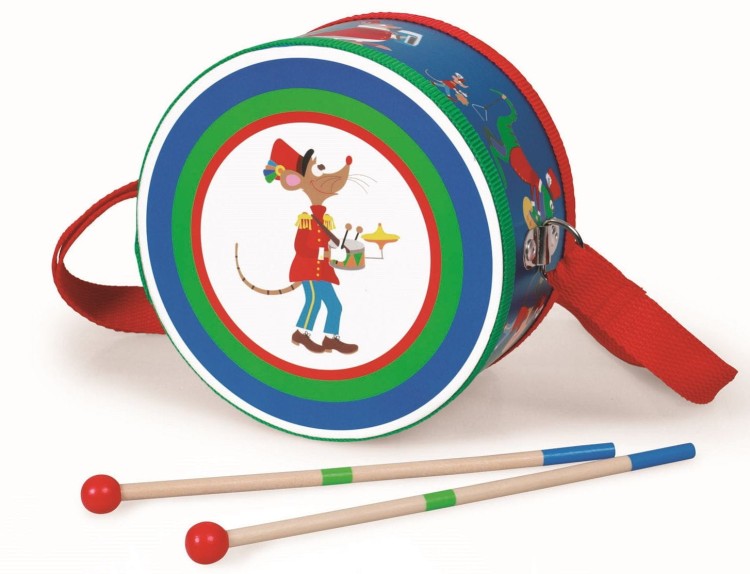 Drewniany bębenek Fanfare Scratch