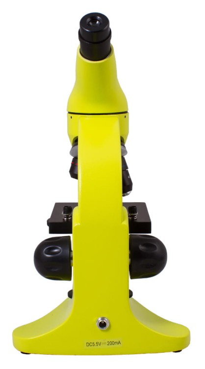 Mikroskop Rainbow 50L PLUS Lime limonkowy Levenhuk + GRATIS zestaw K50 do eksperymentów