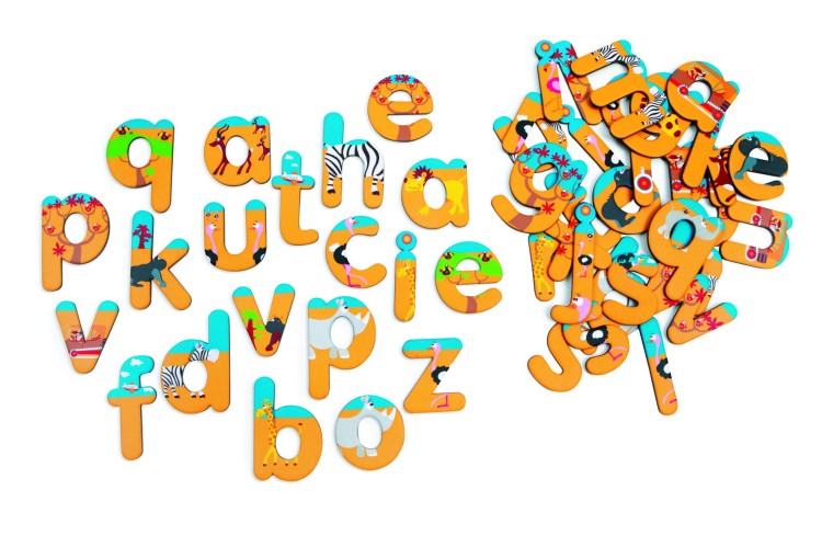Magnetyczne Literki Safari SCRATCH