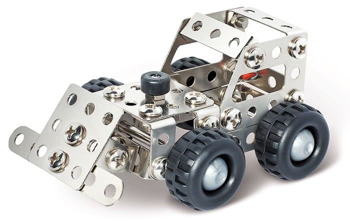 BULDOŻER metalowe klocki konstrukcyjne EITECH