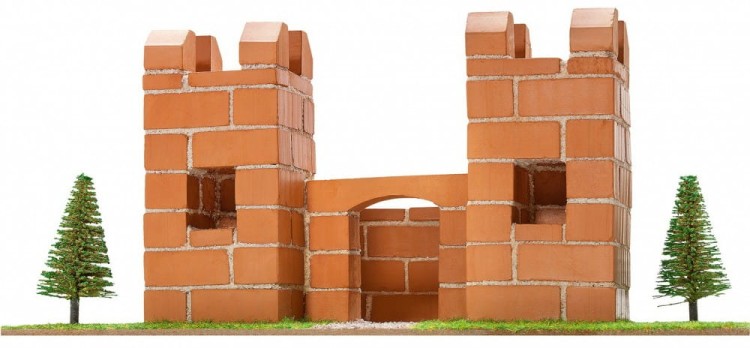 Mały zamek 2 plany 120 elementów Teifoc TEI-55