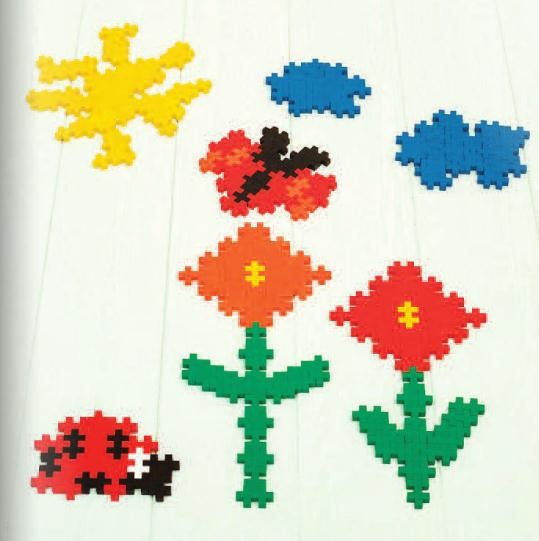 PLUS-PLUS klocki konstrukcyjne MINI 100 elementów Tuba Pastel