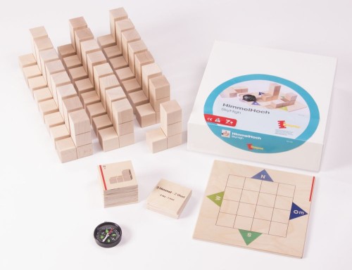 Wieżowiec - drewniana gra logiczna Dusyma