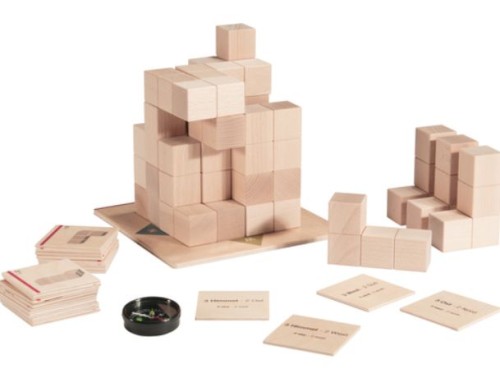 Wieżowiec - drewniana gra logiczna Dusyma