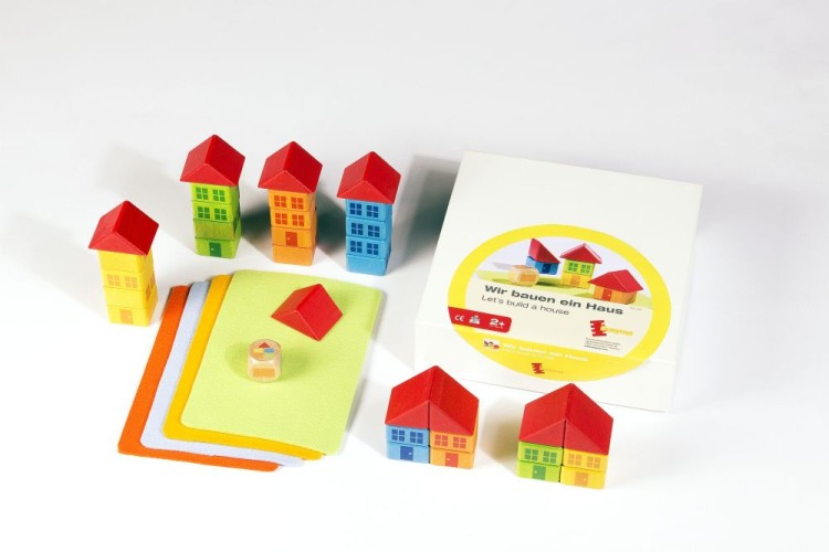 Budujemy dom - drewniana gra edukacyjna Dusyma