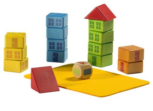 Budujemy dom - drewniana gra edukacyjna Dusyma