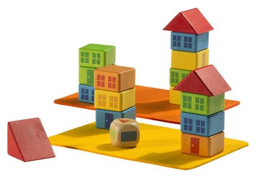 Budujemy dom - drewniana gra edukacyjna Dusyma