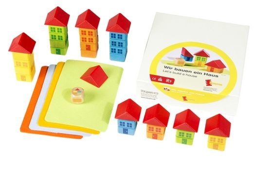 Budujemy dom - drewniana gra edukacyjna Dusyma