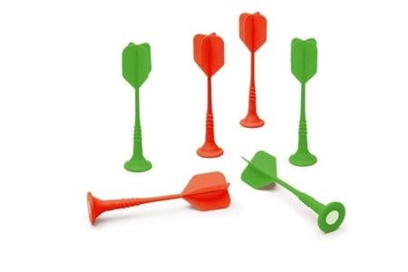 Magnetyczne dwustronne rzutki - dart rozmiar M - Scratch