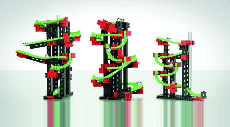 Tor dla kulek Dynamic S  3 modele 140 el. Fischertechnik