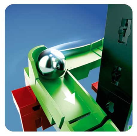 Tor dla kulek Dynamic S  3 modele 140 el. Fischertechnik