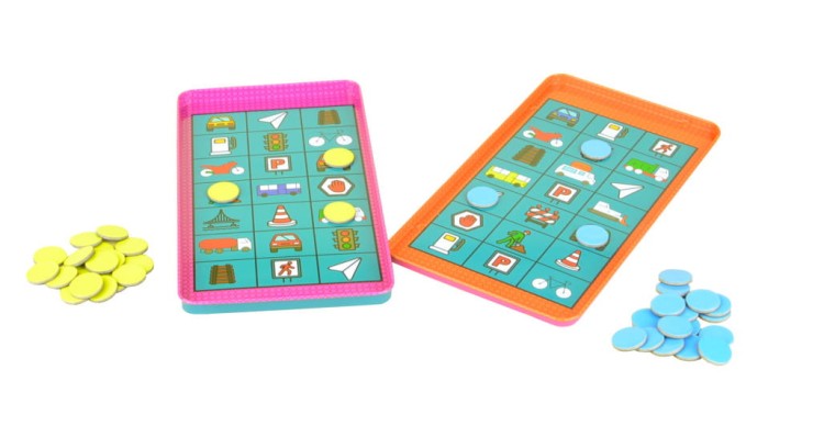 Drogowe bingo - gra magnetyczna podróżna The Purple Cow