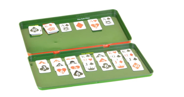 Pasjans  - gra magnetyczna podróżna The Purple Cow