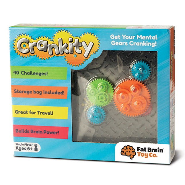 Łamigłówka Crankity Kółka Zębate - Fat Brain Toys