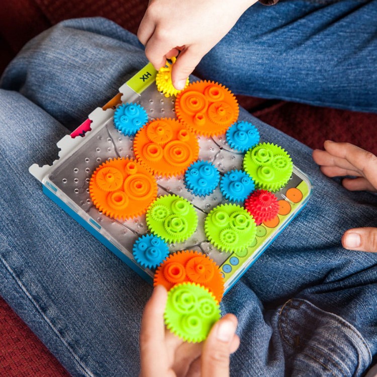 Łamigłówka Crankity Kółka Zębate - Fat Brain Toys