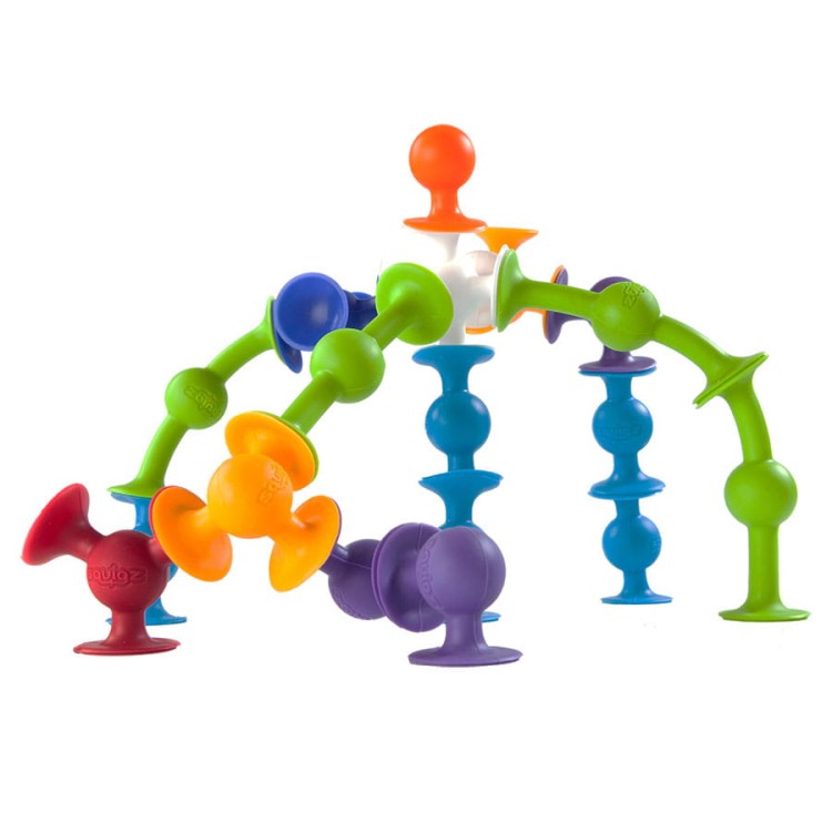 Przyssawki Squigz - zestaw startowy 24 el- klocki konstrukcyjne - Fat Brain Toys