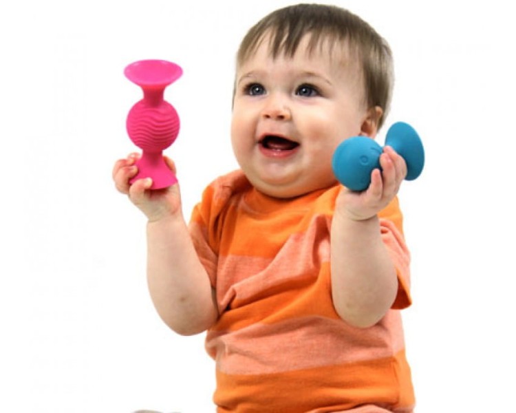 Gryzaki - przyssawki - 3 szt.  - Fat Brain Toys