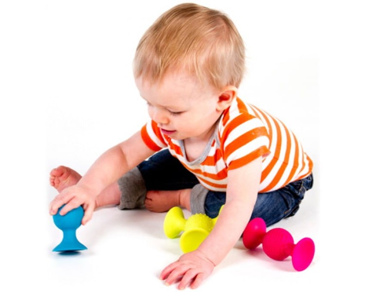 Gryzaki - przyssawki - 3 szt.  - Fat Brain Toys