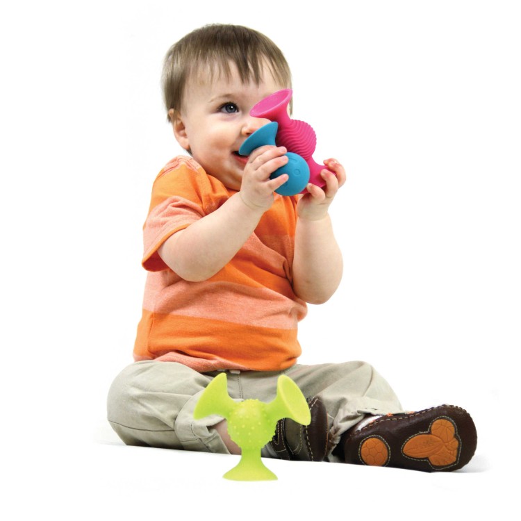 Gryzaki - przyssawki - 3 szt.  - Fat Brain Toys