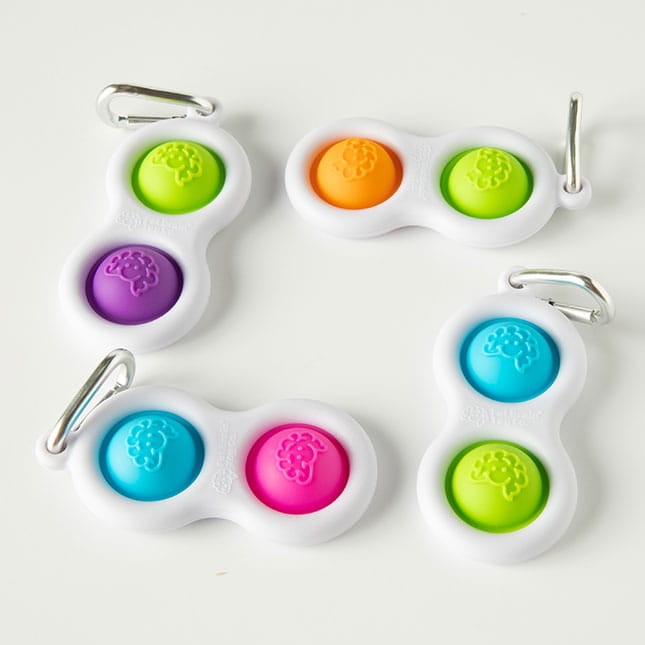 Breloczek bąbelki Dimpl - zabawka antystresowa - Fat Brain Toys