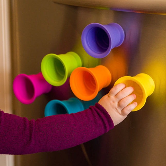 Kubki przyssawki - 6 szt. - Fat Brain Toys