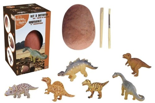 Duża figurka dinozaura - wykopalisko z jajka 10 cm Bones&more
