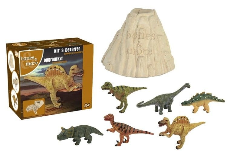 Duża figurka dinozaura - wykopalisko z wulkanu Bones&more