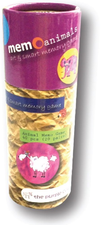 Gra memory ZWIERZĄTKA The Purple Cow