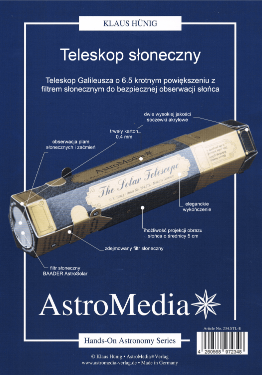 Teleskop słoneczny - DIY - AstroMedia