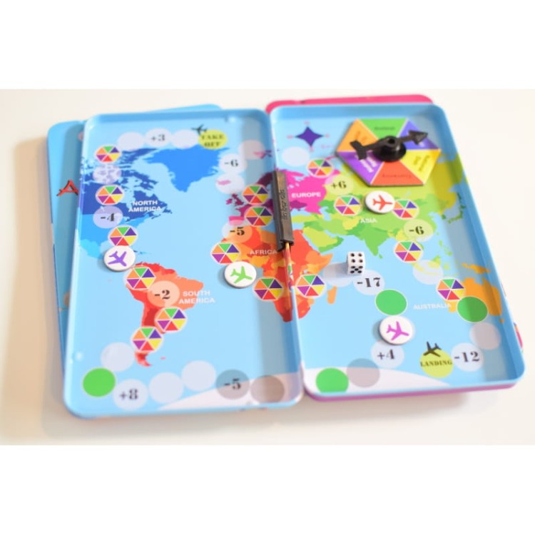 Wyścig dookoła świata - gra magnetyczna podróżna The Purple Cow