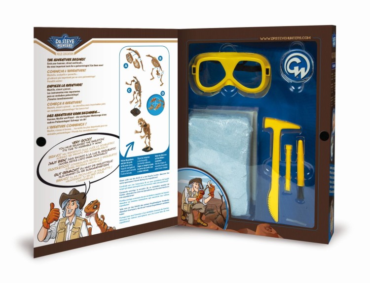 Szkielet NIEDŹWIEDŹ JASKINIOWY 21 cm DELUXE Wyprawa Paleontologiczna duży zestaw dinozaur Geoworld
