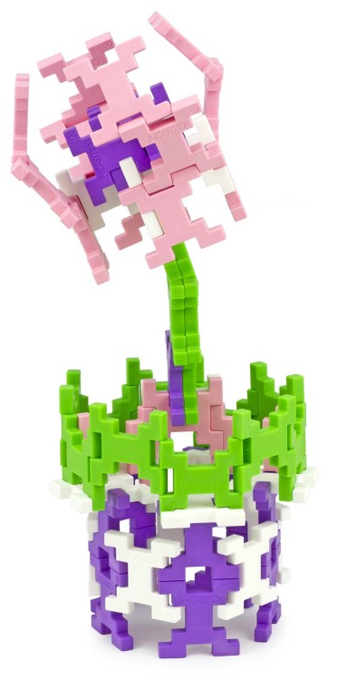 Klocki konstrukcyjne Incastro - 60 el. Pink MIDI