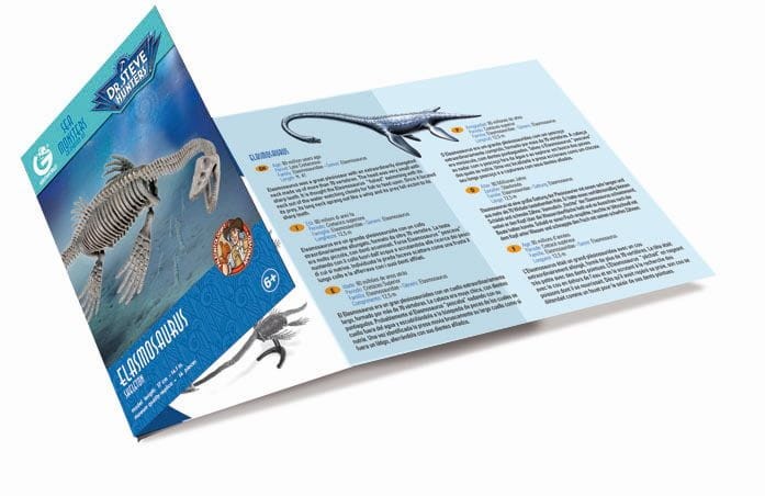 Szkielet ELASMOSAURUS 37 cm Wykopaliska dinozaur Geoworld