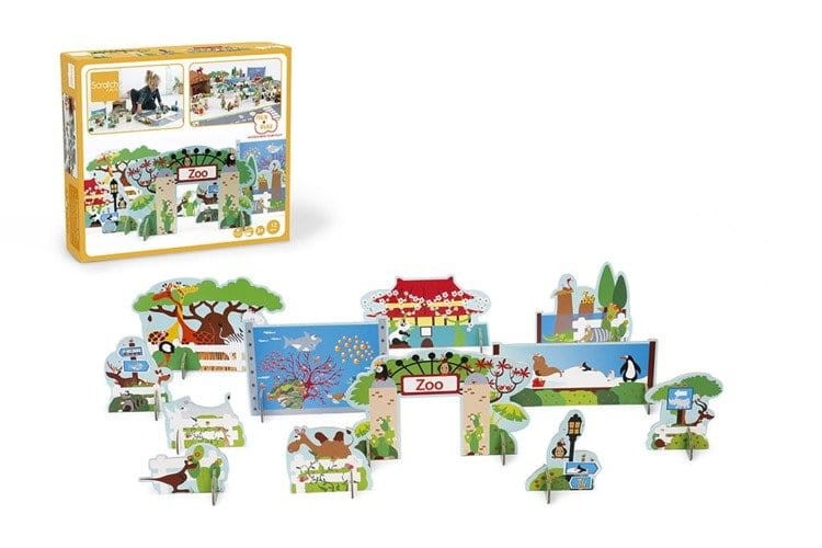 Życie w ZOO - makieta - Scratch