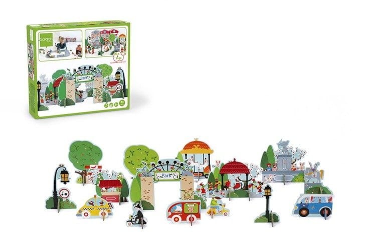 Życie w parku - makieta - Scratch