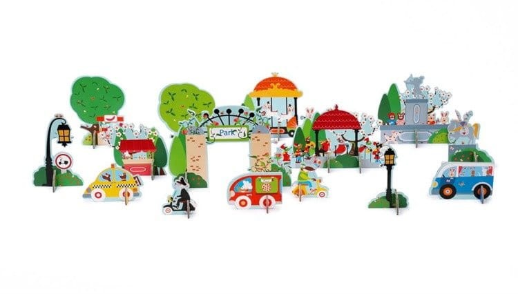 Życie w parku - makieta - Scratch