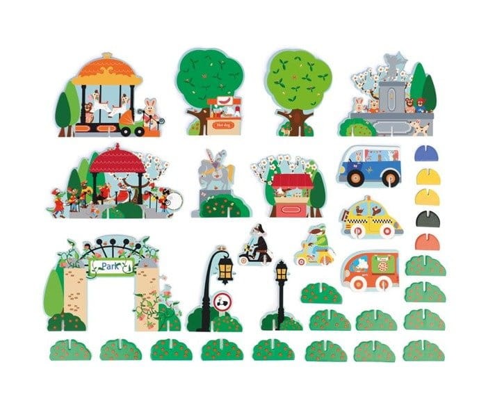 Życie w parku - makieta - Scratch