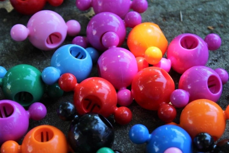 Klocki konstrukcyjne - Zwierzęta - 308 el. - Loowi