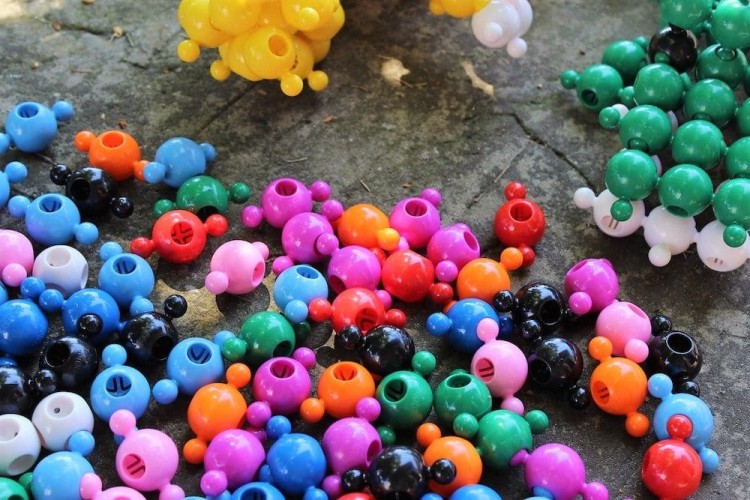 Klocki konstrukcyjne - Zwierzęta - 308 el. - Loowi