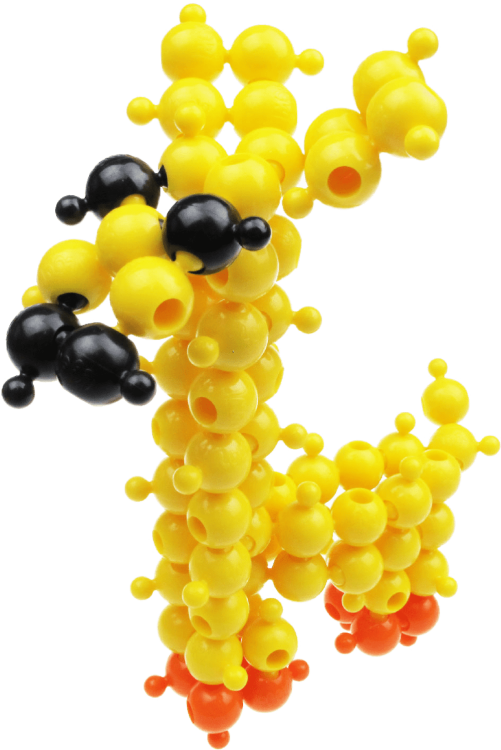 Klocki konstrukcyjne - Zwierzęta - 308 el. - Loowi